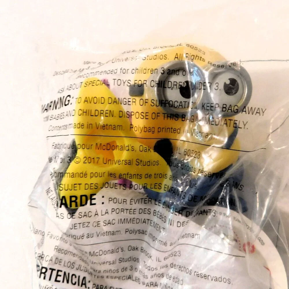 Despicable Me 3 Banana Launcher Minion McDonalds Happy Meal Toy 2017 New Sealed - Picture 2 of 4